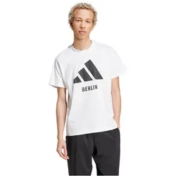 adidas Sportswear Berlin T-Shirt Herren IZ0403 - white M
