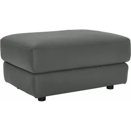 Calia Italia Hocker Gaia Leder 67 x 44 x 90 cm Grau