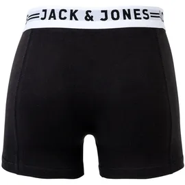 JACK & JONES SENSE TRUNKS Schwarz/Weiß M 6er Pack
