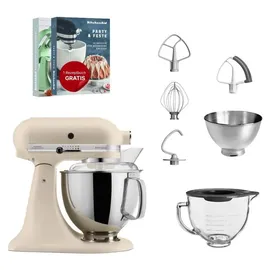 KitchenAid Artisan 5KSM175 Fresh Linen Glasset mit Glasschüssel