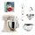 KitchenAid Artisan 5KSM175 Fresh Linen Glasset mit Glasschüssel