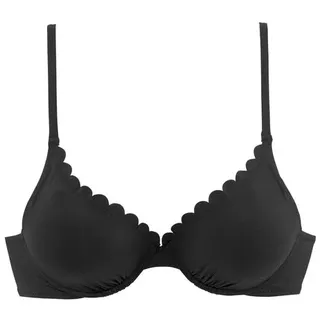 LASCANA Bügel-Bikini-Top Damen schwarz Gr.38 Cup C