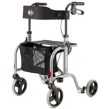 Bischoff & Bischoff RL-Smart ST Rollator faltbar Leichtgewicht grau/silber