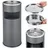 Tectake tectake® Standaschenbecher rund, 30 l, 25 x 61 cm
