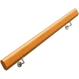 Holztreppen-Handlauf, 140 cm, für drinnen und draußen, Wandmontage, Handlauf
