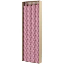 Richard Wenzel RUSTIC TWIST Stabkerzen 350 x 28 mm Antikrosa 4 St.
