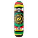 Hydroponic Centrano Unisex – Erwachsene Hydroponic Skateboard Komplettboard, Rasta, 7.25"