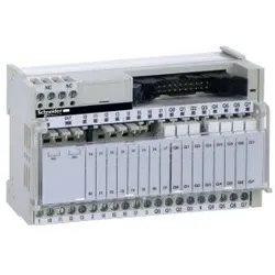 Schneider Electric ABE7R16T111 Klemmenblock, m. fest eingelöt. Relais ABE7, 16 Kanäle, Relais 5mm