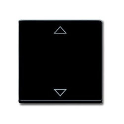 Bedienelement für Busch-Jalousiecontrol II (schwarz matt)
