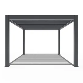 Weide Pergola Prestige 3,6 x 4 m inkl. 4 Seitenteile Grau