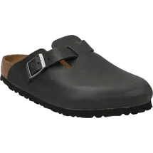 Birkenstock Boston Nubukleder geölt schmal schwarz 46