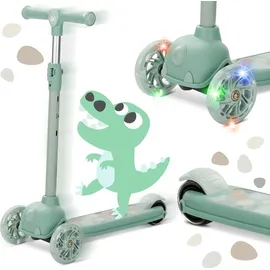 Lorelli JETSTER 3-Rad Kinder-Scooter Grün/Weiß