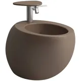 Laufen IlbagnoAlessi Wand-Bidet-Kombination, Kaffee matt