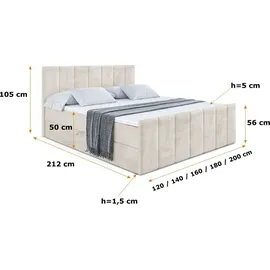 altdecor MOETI-Z 120 x 200 cm H4 Beige
