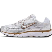 Nike P-6000 White/Metallic Silver-Lt British Tan 41