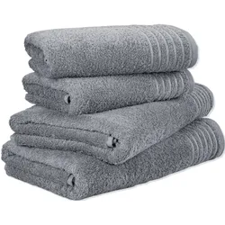 Möve Handtuchset New Classic 4-TLG stone 