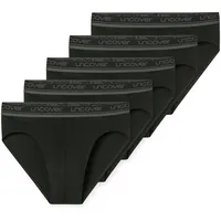 SCHIESSER Rio Slip Schwarz/Grau 3XL 5er Pack
