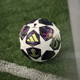 adidas UEFA Champions League Final Pro Ball - Dark Purple / White / Solar Yellow - 5