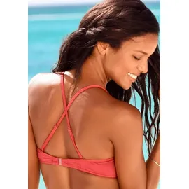 LASCANA Bügel-Bandeau-Bikini Damen Rot 36 Cup C