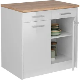 Vicco Unterschrank Seitenblenden R-Line 2er Set 0 x 0 x 0 cm Weiß