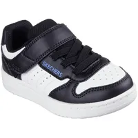 SKECHERS Lauflernschuh SKECHERS "QUICK STREET", Kinder, Gr. 22, schwarz-weiß