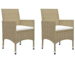 5-tlg. Garten-Essgruppe V6 | vidaXL : Farbe - Beige