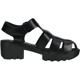 Fly london Riemchensandale Damen Schwarz 40