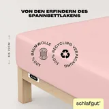 schlafgut Easy Jersey 120 x 200 - 130 x 200 cm purple light