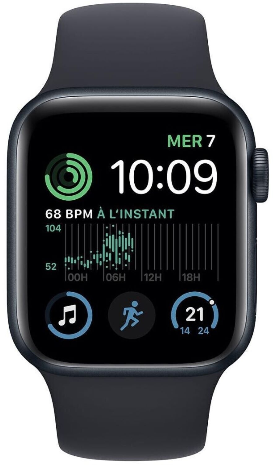 Apple Watch SE 2022 GPS 40mm Aluminium Midnight Sportband Midnight