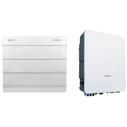 HV-Speichersystem Sungrow SBR096 V13.2 und Hybrid-Wechselrichter SH8.0RT-V112