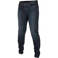 Klim Betty Tapered Stretch Denim, jeans femmes - Bleu Foncé - 4