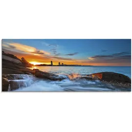 ARTland "Sonnenuntergangszeit am Hua-Hin Strand", 125x50cm (35079165-0)