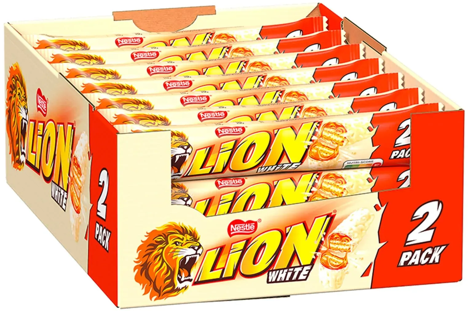 Lion White 2 Pack 60 g, 28er Pack