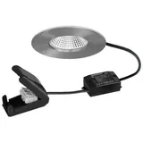 Brumberg Einbaudownlight 1 rund nickel mat