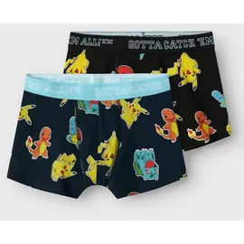 NAME IT Boxershorts »NKMASGAR POKEMON 2P BOXER NOOS SKY« Packung, 2 Stk., Gr. 146 (152) - 2 Stk., Black, , 15062758-146 2 Stk.