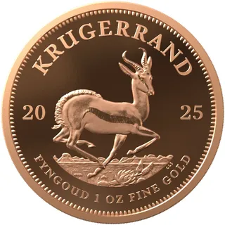 1 Unze Gold-Krügerrand 2025 - Südafrika - PP