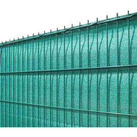 SOLID Sichtschutzstreifen 100 x 500 cm Grün Polyethylen