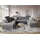 sit&more Wohnlandschaft SIT & MORE "Vincenzo U-Form", grau (hellgrau), B:317cm H:84cm T:93cm, Sofas, Wohnlandschaft, inklusive Kopfteilverstellung, wahlweise mit Bettfunktion, Bettkasten