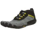 Vibram Damen V-Trek Sneaker, Black/Grey/Citronelle, 37 EU