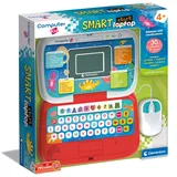 CLEMENTONI Smart Start Laptop – Lernspiel 4 Jahre, Computer Kid, elektronisches Geschenk, Italienischer sprechender Computer, Kindercomputer, Laptop zum Lernen von Buchstaben, Zahlen, Neue Wörter,