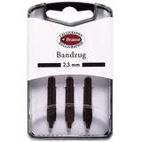 Brause 318025B Feder Bandzug 2,5 mm Schwarz