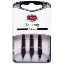Brause 318025B Feder Bandzug 2,5 mm Schwarz