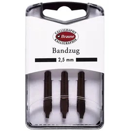 Brause 318025B Feder Bandzug 2,5 mm Schwarz