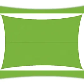 casa pura Wasserabweisendes Sonnensegel rechteckig 500 x 700 cm Hellgrün