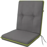 Doppler 2123 Niederlehner Gartenstuhl Auflage Kissen 100x50x6cm grau