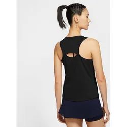 NIKE Damen Tanktop Court Victory, BLACK/WHITE, L