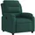 vidaXL Relaxsessel Dunkelgrün Samt 92,5 x 100 x 0 cm Grün mit Liegeposition