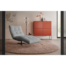 KAWOLA Relaxliege LETICIA Polyester 0 x 0 x 0 cm Grau mit Relax-Funktion