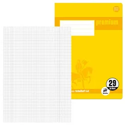 Staufen® Schulheft Premium Lineatur 29 rautiert DIN A4 Innen- und Außenrand, 16 Blatt