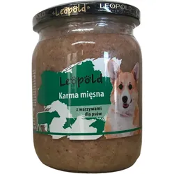 Leopold Fleischfutter mit Gemüse für Hunde 500g (Dose)